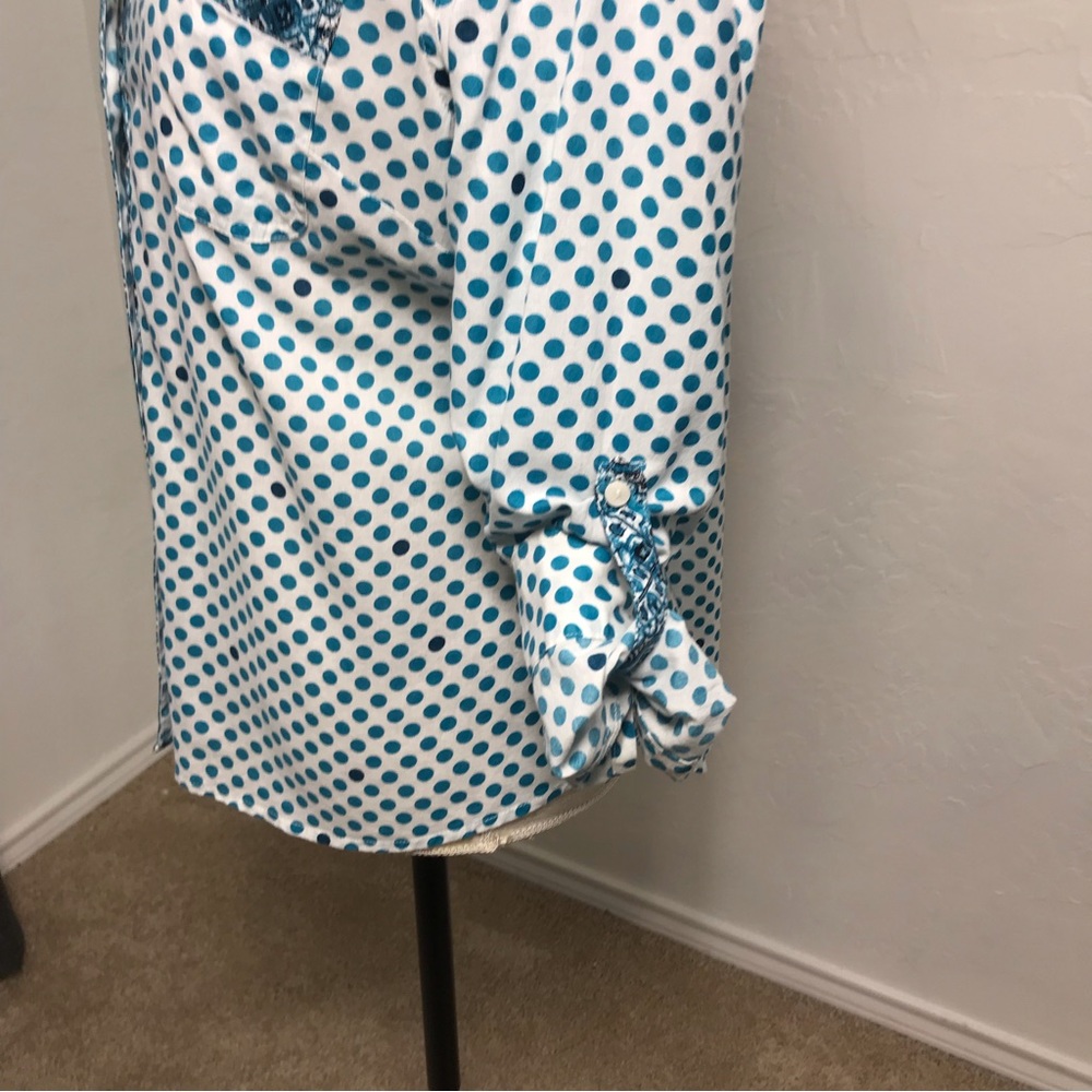 Style & Co Button Down Top - Picture 5 of 8